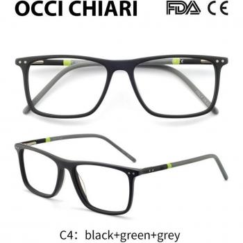 Gafas Ópticas OCCI Chiari Azul Montura Acetato Hombre Prescripción