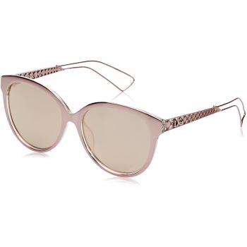 Christian Dior DIORAMA2 0J TGW, Gafas de Sol para Mujer, Rosa (Cristal Rosa GD Gris Manchado), 56
