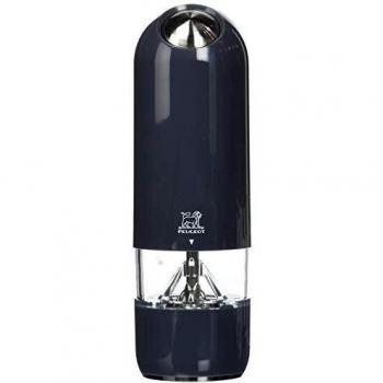 Moulin à poivre et sel électrique Peugeot Alaska 17 cm en ABS gris quartz avec éclairage et mouture réglable