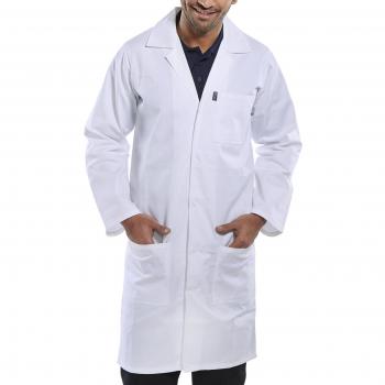 B-Click Workwear CLICK PC W/HOUSE COAT WHITE 32