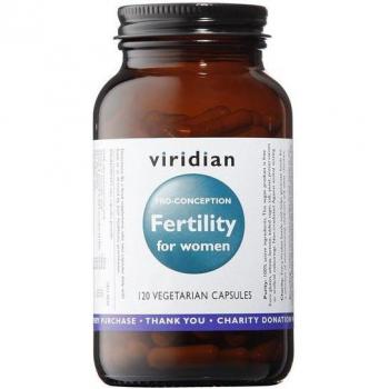 Viridian Capsules Végétales Fertilité pour Femmes 120