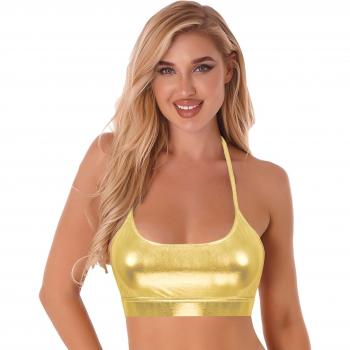Spaghetti Strap Shiny Running Vest