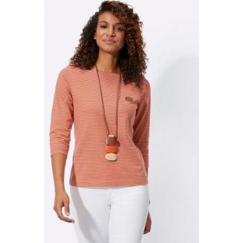 Mehrfarbiges 3/4-Arm T-Shirt für Damen
