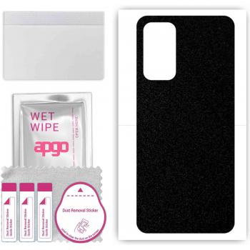 Capa de silicona apgo para la parte trasera del Honor X10 5G en tono negro mate