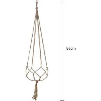 Sac en filet tressé pour pot de fleur