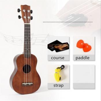 Mini Ukulele for Toddlers with Picks and Sheet Music