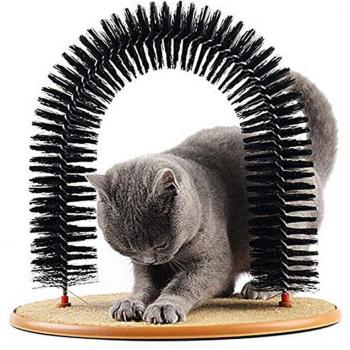 Massager Arc Doux pour Chats – Molleton Ronde