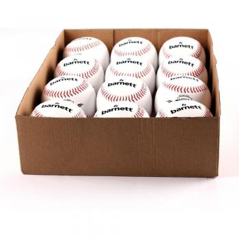 BARNETT TS-1 Pro: Pelota de Béisbol Blanca, Talla 9 – 12 piezas