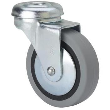 Rueda Poliamix TW0154 M8 Ø30 Goma Gris – Rueda Giratoria ALEX Serie 601-601