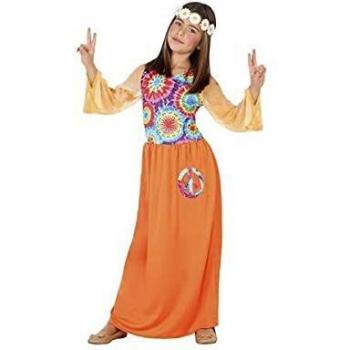Disfraz infantil hippie para niña 7 a 9 años