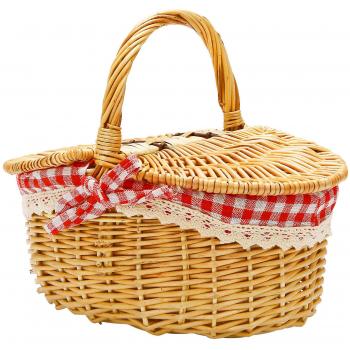 Tazón de Picnic con Forro Mimbre