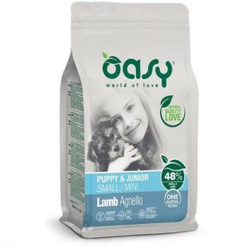 Oasy One Animal Protein Puppy & Junior Small & Mini con Agnello