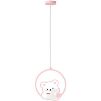 Lampe suspensive ours design animé