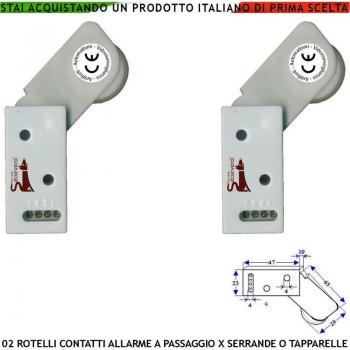Protezione Sollevamento Tapparella 2 Rotelle Securvera