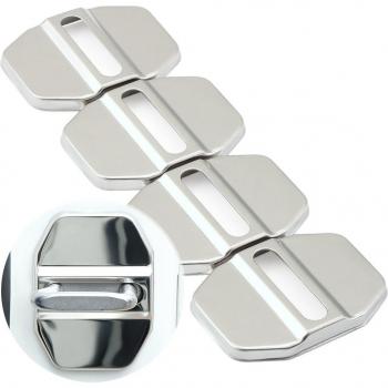 4pcs Stylish Car Door Lock Cover Sticker for Mercedes Benz and Chrysler 300c