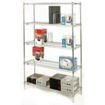Slingsby Chrome Wire Shelving System Starter Bay