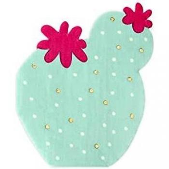 Kaktus Servietten, 20 Stück, 11,5 x 13,5 cm grün pink