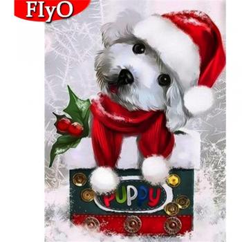 Yuletide Dog Embroidery Kit