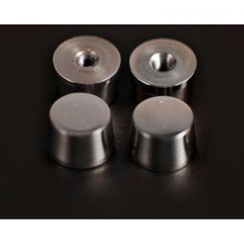 WUTA 2Pcs 8mm/10mm Stainless Steel Bucket Mushroom Cone Spike Studs