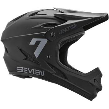 M1 MTB Lightweight Vented Full‑Face Helmet – L, Matte Black