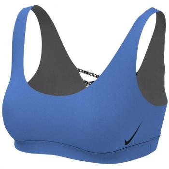 Nizza Nike Bikini Blu Con Collo a Scollatura L