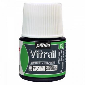 Colore Vitrail Transparente Grigio Fumo 45 ml – Pebeo