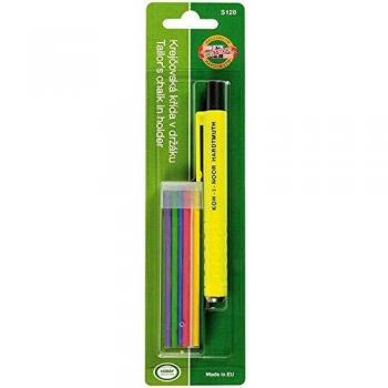 Koh-I-Noor Set of Tailor´s Chalks S128 with Holder 6, Assorted Colours, 1 Pack