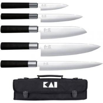 KAI Wasabi Black 5-Piece Culinary Set