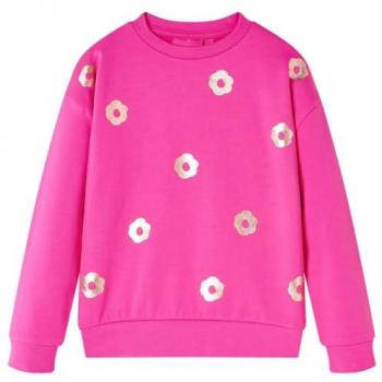 VidaXL Kinder-Sweatshirt Dunkelrosa 122