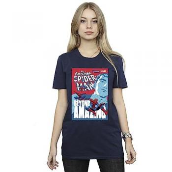 Navy Marvel Spider‑Man Beyond Amazing Boyfriend T‑Shirt