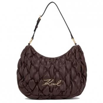 Karl Lagerfeld Brown Crossbody Bag