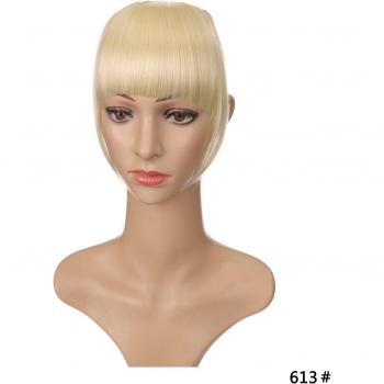 Xnaira 8 Perruque Frange Courte en Cheveux Synthétiques