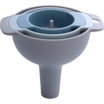 Entonnoir Polyvalent 4‑en‑1 pour Huile, Eau, Épices, Vin