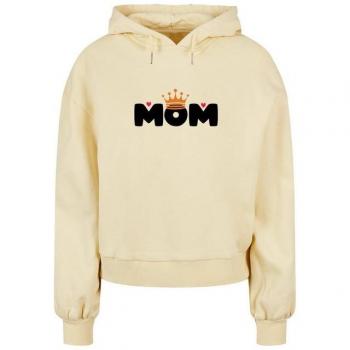 Gelbes Oversized Sweatshirt für Damen von Merchcode