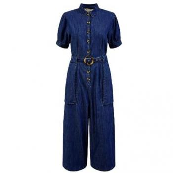 Vêtement Yumi Yumi Bleu en chambray, confection coton pur
