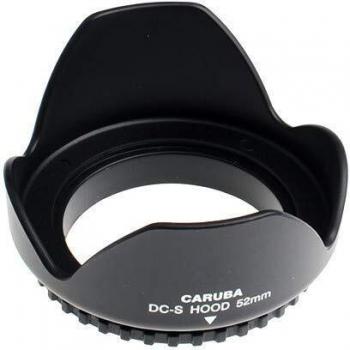 Caruba Schutzkappen 5,2 cm Schwarz – Petal‑Universal für Objektive