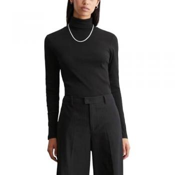 MARC O' POLO DENIM Rollkragenpullover schwarz | XL