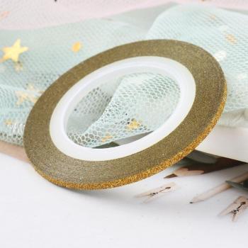 Gold Silver Glitter Nail Tape