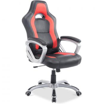 Chaise de Bureau Ergonomique Racing Gaming Rouge