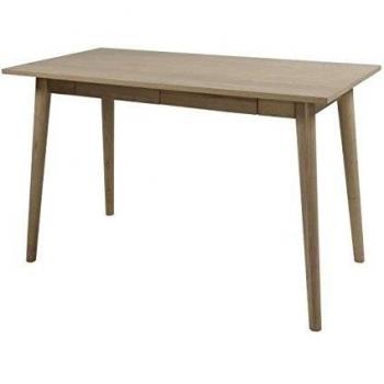 Ebuy24 Schreibtisch Marte 2-Schubladen-Design in Weiß