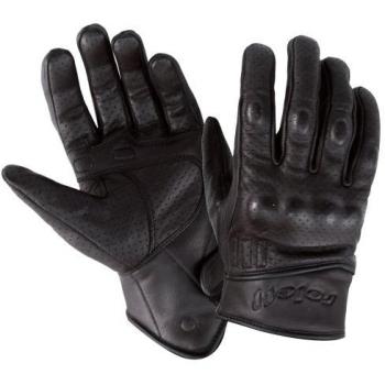 Motorradhandschuhe ROLEFF RO 71, schwarz, für warme Tage