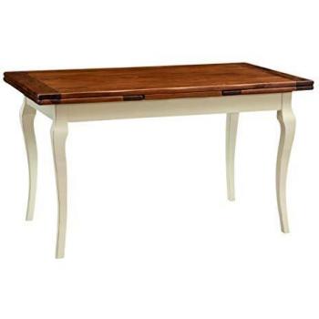 Table de Style Campagnard Extensible en Tilleul