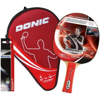 Donic Schläger Waldner 600 Geschenkbox mit 3 Bällen 3* und Hülle