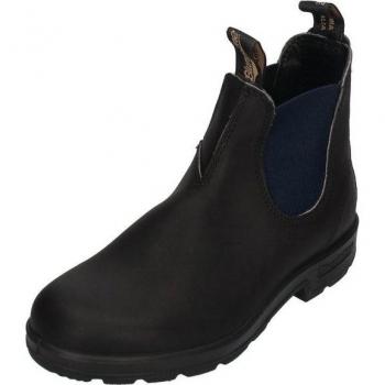 Stivaletto Blundstone Original 1917 in pelle nera con elastici blu