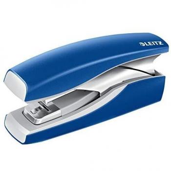 Leitz NeXXt Softpress Flat Clinch Stapler 30 sheets Blue 56030035