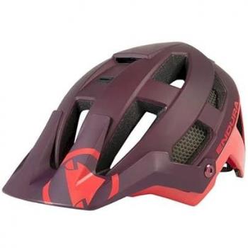 Endura Singletrack MIPS MTB Helm Lila Rot L-XL