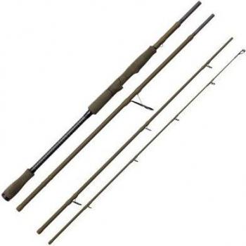 Savage Gear SG4 Mittelspiel Angelrute TR 8’10’’ – Vierteilige Reise-Spinnrute