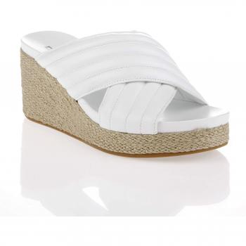 Sandalias DKNY de cuña color blanco EU 36 (US 6)