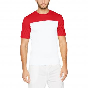 Wilson M Tennis-Team Crew T-Shirt, Herren XL Rot (Wilson Red/White/White)