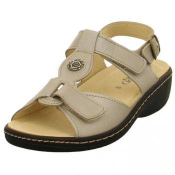 Longo Sandalen Sandaletten Bequem-Pantolette taupe 1022115